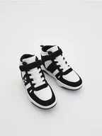 Buty dla dziewczynek - Reserved - Sneakersy z łączonych materiałów - biały - miniaturka - grafika 1