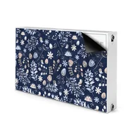 Dekoracje domu - Maskownica na grzejnik Skandynawskie liście 100x60, Bluedecor - miniaturka - grafika 1