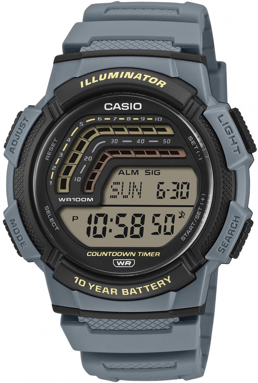 Zegarek męski Casio WS-1800-2AVEF niebieski