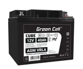 Baterie do zasilaczy awaryjnych UPS - Green Cell Cube AGM VRLA IP54 12V 40Ah AGM12V40AH-J / 5904326375710 - miniaturka - grafika 1