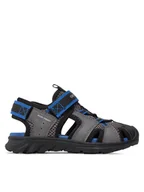 Buty dla chłopców - Geox Sandały J Sandal Airadyum Bo J45F1F 014ME C0069 M Szary - miniaturka - grafika 1