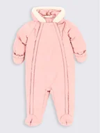 Kombinezony dla dzieci - Coccodrillo Kombinezon zimowy ZC2156203OGN Różowy Regular Fit - miniaturka - grafika 1