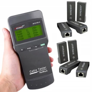 Logon CABLE TESTER WITH LENGTH/DISTANCE/TROUBLESHOOTIN TCT1410 - Narzędzia sieciowe - miniaturka - grafika 1