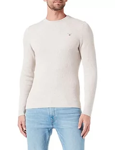 Gant Sweter męski, Zielony (Storm Green), M - Swetry męskie - miniaturka - grafika 1