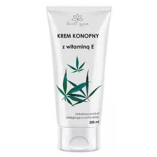 Krem konopny wygładzający z witaminą E 200ml - Balsamy i kremy do ciała - miniaturka - grafika 1