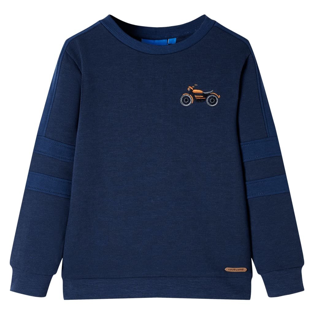 Bluza dziecięca, granatowy melanż, 104
