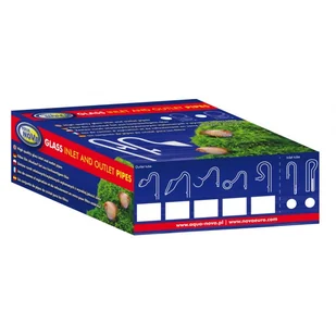 NCO2-GLASSSET 16/21 mm szklany wlot i wylot filtra - Pozostałe akcesoria do akwarium - miniaturka - grafika 1