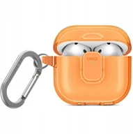 Akcesoria do słuchawek - Etui UNIQ Glase Pro do Apple AirPods 4 Lock Case pomarańczowy - miniaturka - grafika 1