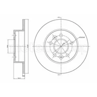 Szczęki hamulcowe - METELLI Tarcza hamulcowa 23-0482C - miniaturka - grafika 1