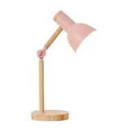 Lampy stojące - Lampka biurkowa lampka nocna stołowa lampka na biurko różowa LED E27 / Nowy Producent - miniaturka - grafika 1