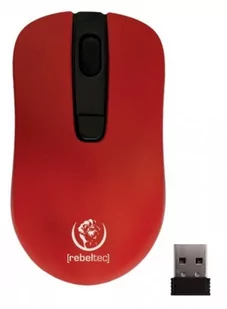 Rebeltec STAR Red optyczna 800-1600DPI 4 przyciski czerwona RBLMYS00056 - Myszki - miniaturka - grafika 2