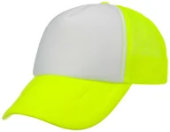 Czapki i chusty sportowe męskie - Czapka z Meshu Lata 70 Rapper, neonowy żółty, One Size - miniaturka - grafika 1