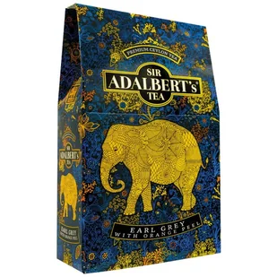 Adalbert'S Tea Earl Grey with Orange Peel 100g Herbata liściasta - Herbata - miniaturka - grafika 1