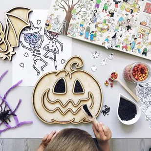 Wysypywanka sensoryczna Dynia halloween - Zabawki sensoryczne - miniaturka - grafika 1