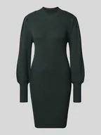 Sukienki - Sukienka o kroju comfort fit z dzianiny z mieszanki wiskozy model ‘KATIA’ - miniaturka - grafika 1