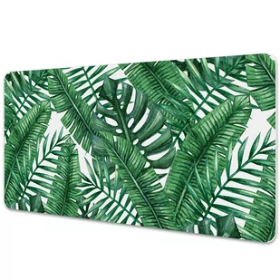Mata ochronna z nadrukiem Monstera liść 90x45 cm - Podkładki na biurko - miniaturka - grafika 1
