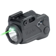 Amunicja i osprzęt ASG - Vaide - Latarka taktyczna LED na broń z laserem Compact Scrapper Combo - 500 lm - Czarna - VAPLL-G01 - miniaturka - grafika 1