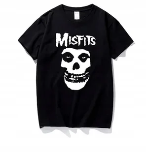 KOSZULKA Z NADRUKIEM MĘSKA ŚMIESZNA T-SHIRT MISFITS HARD ROCK r. L #3 - Koszulki męskie KOSZULKA Z NADRUKIEM MĘSKA ŚMIESZNA T-SHIRT MISFITS HARD ROCK r. L #3 - Koszulki męskie - miniaturka - grafika 1