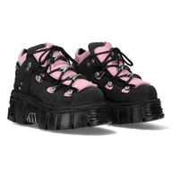 Półbuty męskie - Buty New Rock Nobuck Negro, Nobuck Rosa Tower Negro Lateral [M- 106-C26]-39 - miniaturka - grafika 1