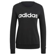 Bluzy sportowe damskie - Bluza Essentials Logo Rozmiar XS Czarny - GL0718 - miniaturka - grafika 1