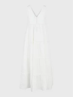 Sukienki - Yas Sukienka letnia Muslin 26025720 Biały Relaxed Fit - grafika 1