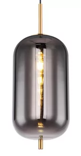 Globo Blacky 15345H2MM lampa wisząca zwis 1x60W E27 dymiona/mosiądz - Lampy sufitowe - miniaturka - grafika 1