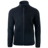 Bluzy sportowe męskie - Męska bluza Hi-Tec Henis Rozmiar: XXL / Kolor: czarny - miniaturka - grafika 1