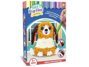 Kreatywny Zestaw Wyszywanka, Maskotka, Pluszak Do Szycia, Poduszka Do Ozdobienia DIY PIESEK - Masy plastyczne - miniaturka - grafika 7