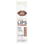 Konturówki do ust - Eveline OH! My Lips Matt Zestaw do makijażu ust (pomadka w płynie +konturówka nr 14) - miniaturka - grafika 1