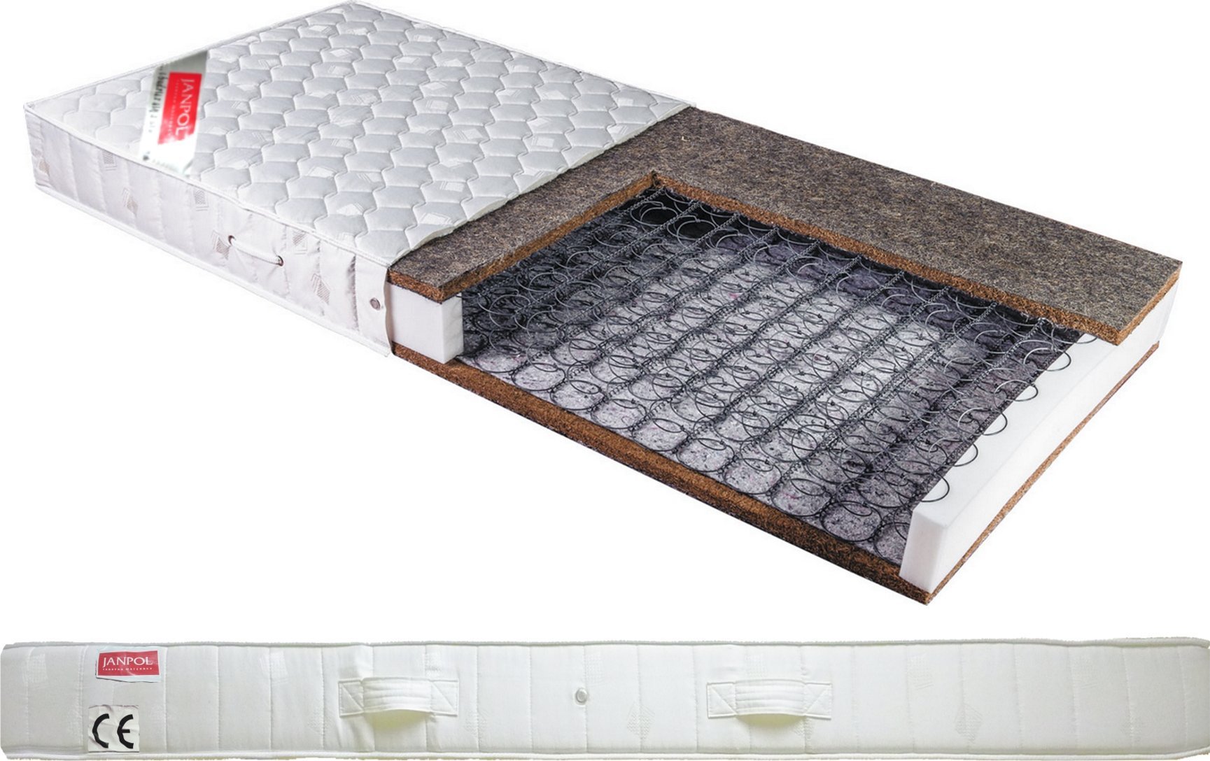 JANPOL Materac Kronos Janpol Sprężynowy ROZMIAR: 90x200 cm