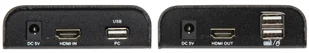 EXTENDER   HDMI+USB-EX-100 - Adaptery i przejściówki - miniaturka - grafika 1
