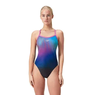 Strój kąpielowy jednoczęściowy damski na basen Speedo Placement - Stroje kąpielowe - miniaturka - grafika 1