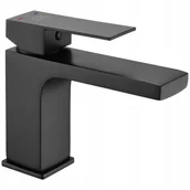 Baterie umywalkowe - Laveo Kvadrato bateria umywalkowa czarny BLQ722D - miniaturka - grafika 1