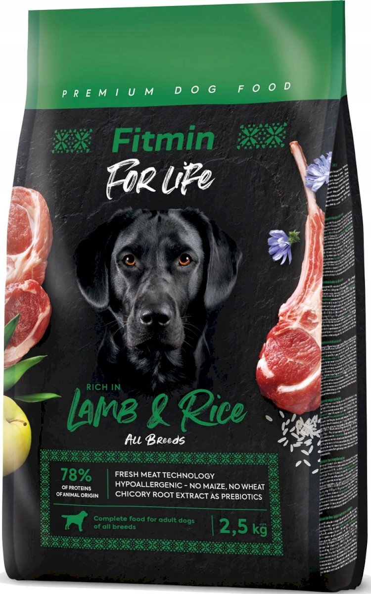 FITMIN For Life Adult All Breeds Lamb and Rice 2,5kg