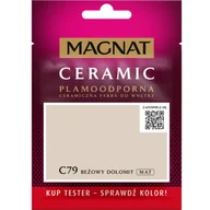 Farby wewnętrzne - Farba ceramiczna MAGNAT Ceramic TESTER piaskowy opal C81 30 ml - miniaturka - grafika 1