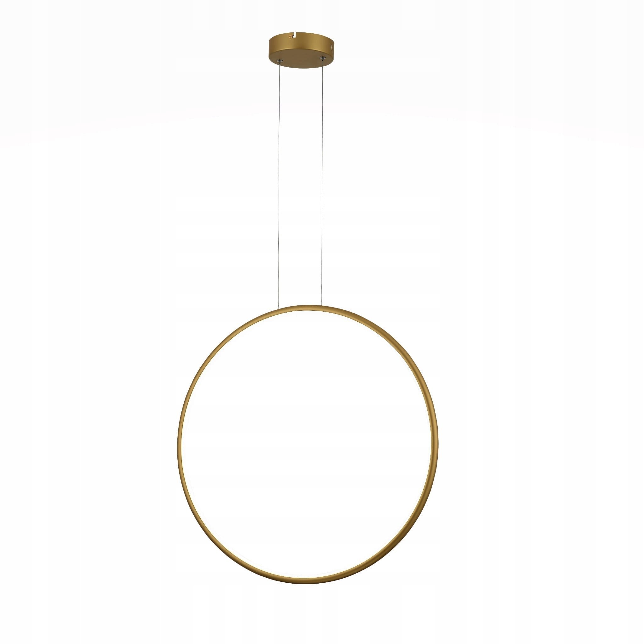 Lampa wisząca Reality Lampa wisząca złota RING OKRĄGŁA LED zintegrowany LED 50cm jadalnia salon