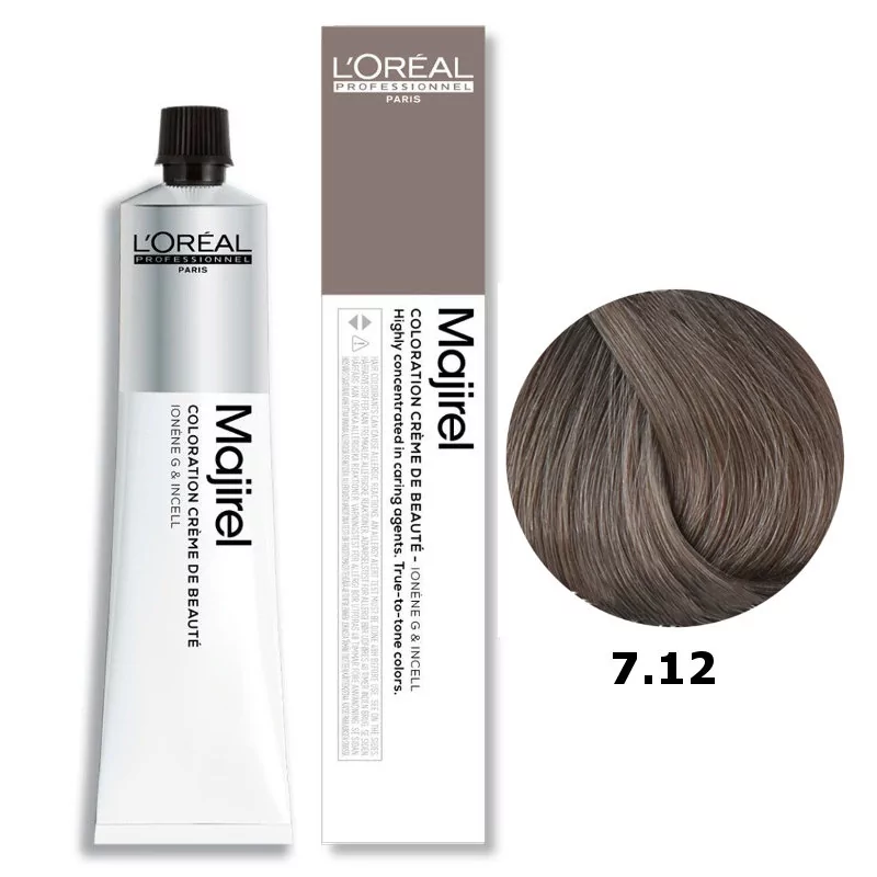 Loreal Majirel 7.12 HIGH RESIST 50 ml