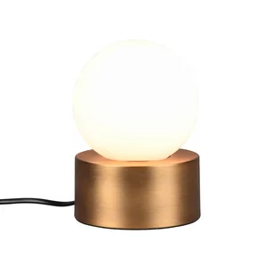 Trio Rl Countess R59051004 lampa stołowa lampka 1x25W E14 biała/złota - Lampy stojące - miniaturka - grafika 1