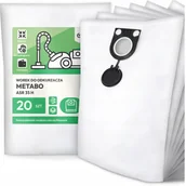 Worki do odkurzaczy - 20x Worek do Odkurzacza Metabo Asr 35 H Syntetyczny Pojemny Mocny Worki G9 - miniaturka - grafika 1