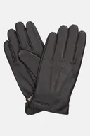 Rękawiczki - Rękawiczki Brązowe Skórzane Touch - miniaturka - grafika 1