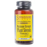 Witaminy i minerały - SWANSON Maximum Strength Plant Sterols CardioAid, 60 kapsułek - miniaturka - grafika 1