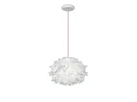 Lampy sufitowe - Slamp Veli Mini Single Couture lampa wisząca biała - miniaturka - grafika 1