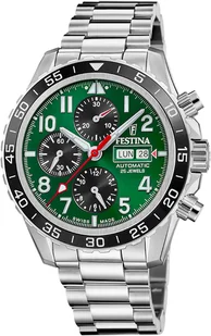Zegarek Zegarek Festina F20055-2 Aviator North Chrono Automatic - Zegarki męskie - miniaturka - grafika 1
