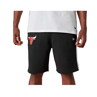 Spodenki męskie - New Era Spodenki sportowe Chicago Bulls NBA Czarny - Spodenki Męskie - grafika 1