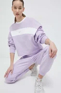 Dresy damskie - Reebok dres damski kolor fioletowy - miniaturka - grafika 1