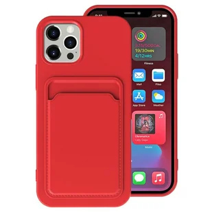 König Design Etui kompatybilne z Apple iPhone 12 Pro Plastikowe, miękkie etui na telefon komórkowy - Etui na telefon komórkowy czerwone - Etui i futerały do telefonów - miniaturka - grafika 1