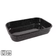 Formy do ciast - Orion Blacha/brytfanna emaliowana 38x24,5x7 cm - miniaturka - grafika 1