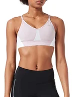 Biustonosze - Nike Damski biustonosz sportowy Indy Pro Cln Bra Plum Chalk/White/Metallic Sil S - miniaturka - grafika 1