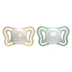 Smoczek CHICCO PhysioForma Light Lumi 2-6 m (2 sztuki) - Smoczki do butelek - miniaturka - grafika 1