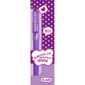 Długopisy - Be-Happy Gifts Długopis Pop Art - Najlepszy Nauczycielka - miniaturka - grafika 1